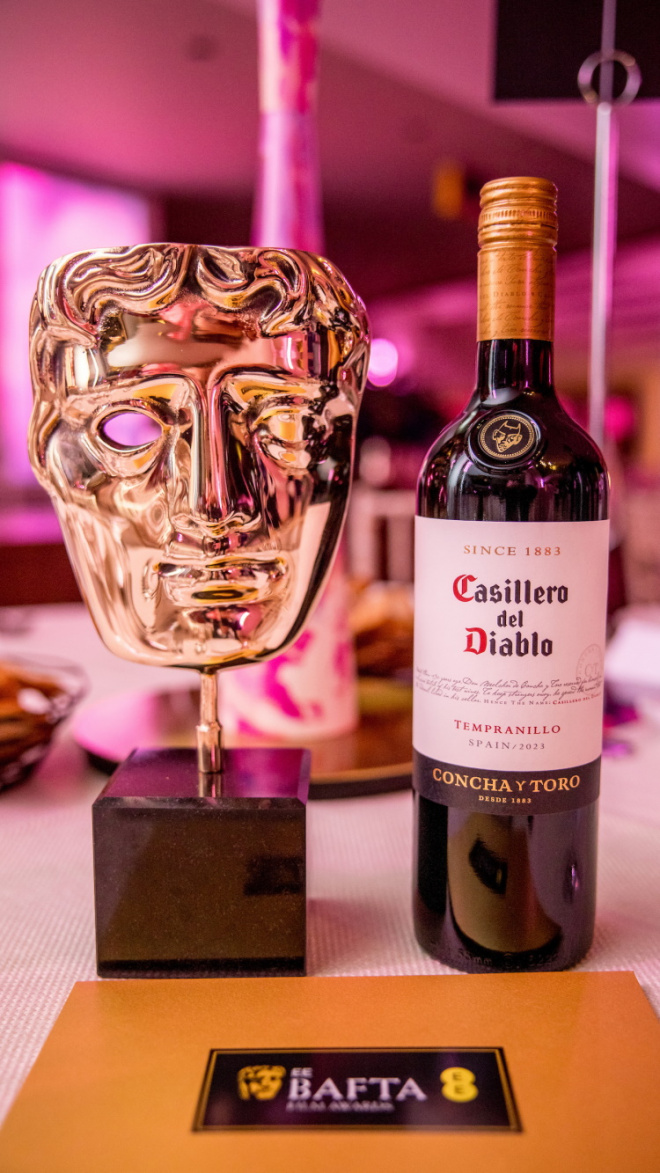 Casillero del Diablo the toast of the BAFTAs